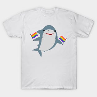 Pride Flag Shark T-Shirt